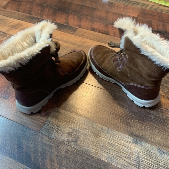 Boots - Leather and man made upper balance material with faux fur in box 32 - Picture 5 of 7